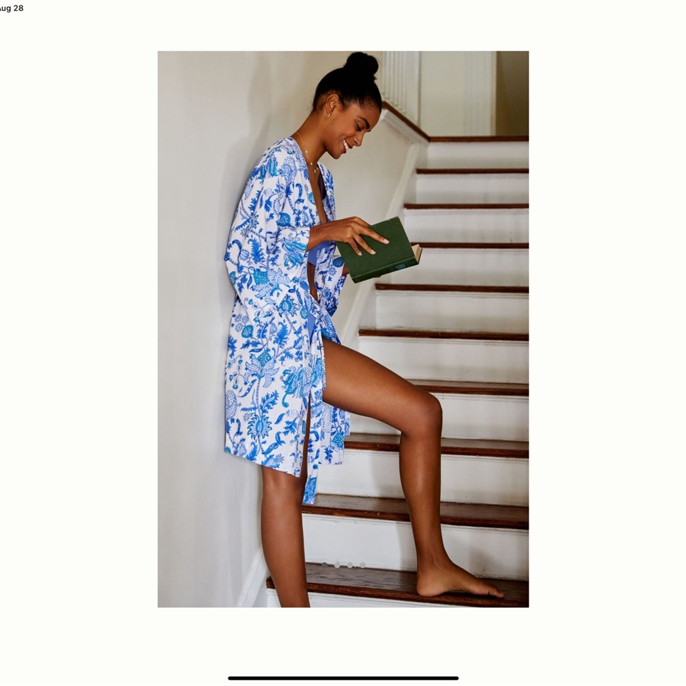 Roller Rabbit robe/kimono